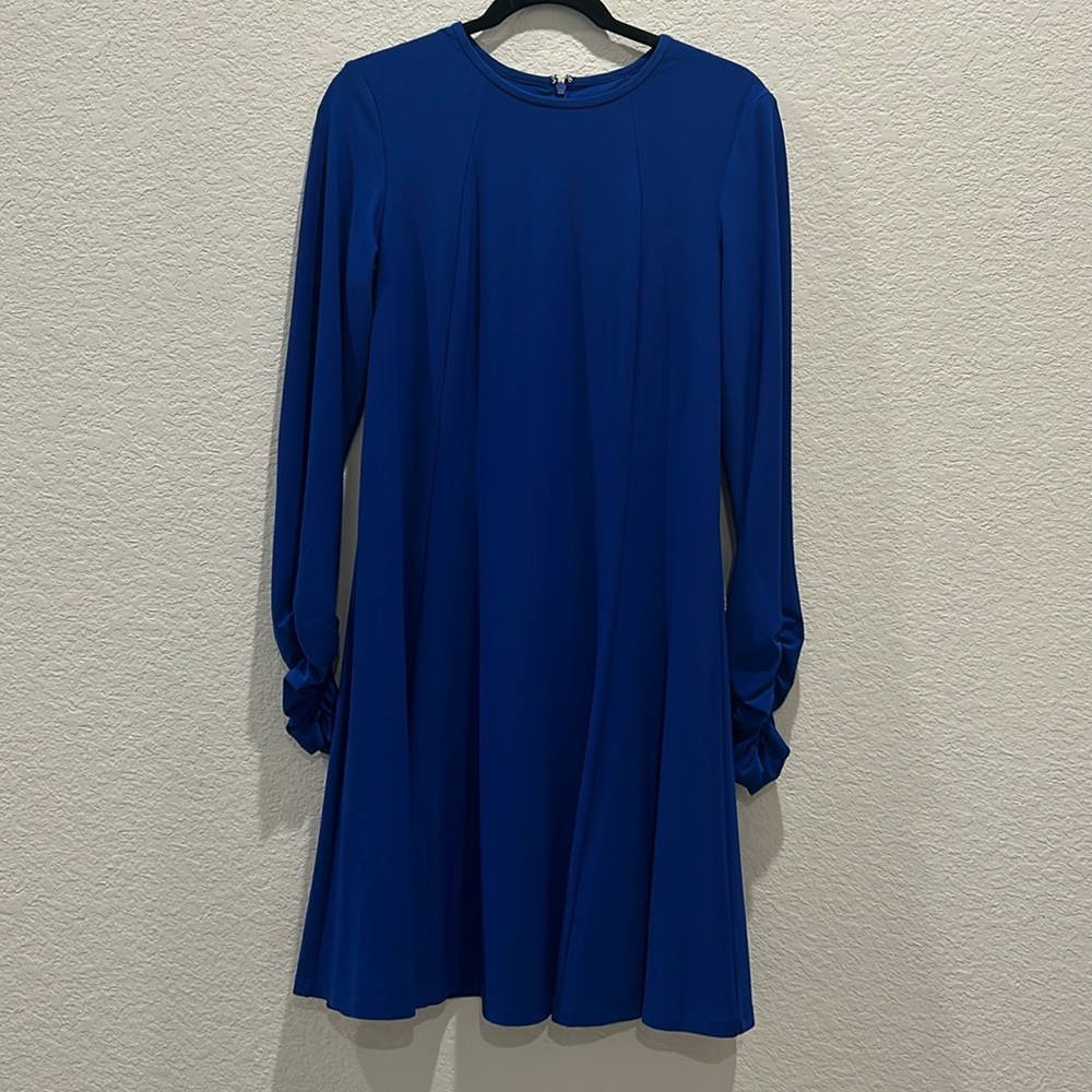 Gorgeous Ralph Lauren dress. Royal blue with long sleeves size 8.